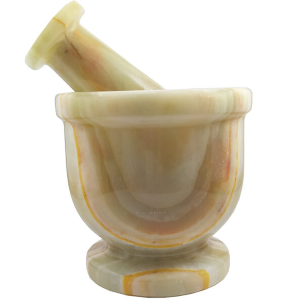 Marble Mortar & Pestle Set Handcrafted for Culinary Excellence
