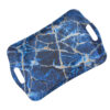 Melamine Serving Tray Lightweight & Break Resistant Marble Design