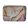 Melamine Serving Tray Lightweight & Durable Pink Marble Design