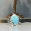 Persian Neyshabur Turquoise Silver Ring Handcrafted for Men