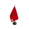 Morocco Table Flag with Stone Base