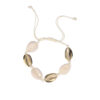 Handmade Adjustable Natural Shell Bracelet – White