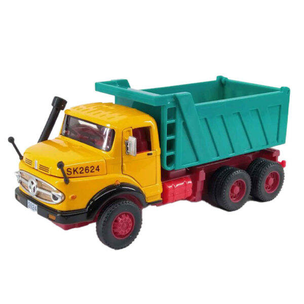 Mercedes-Benz Kurzhauber Model 1959 Dump Lorry Toy Truck Diecast Musical with Headlights