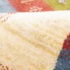Persian Gabbeh Wool Rug Handwoven in Fars Animal Motifs Trees