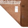 Original Genuine Persian Gabbeh Wool Rug Handwoven Brown