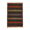 Original Persian Wool Kilim Rug Traditionally Handwoven in Khorasan Striped