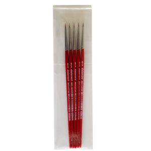 Paint Brush Set 5pcs Liner Bristle for Watercolor Painting