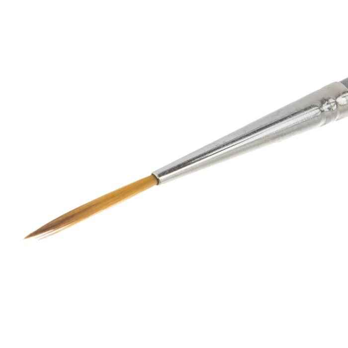 6-Piece Soft Round Bristle Paint Brush Set with Long Handles