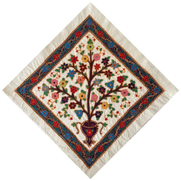 Pateh Kerman's Elegance Handcrafted Tablecloth Tree of Life