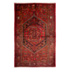 Persian Carpet with Wool Hand-Knotted Original in Zanjan Tribal Red