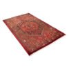 Persian Carpet with Wool Hand-Knotted Original in Zanjan Tribal Red