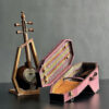 Persian Kamancheh Hard Case Luxurious Handmade from Wood & Leather