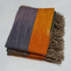 Persian Wool Kilim Rug Handwoven in Lorestan Striped Orange