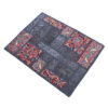 Vintage Persian Hand-Knotted Patchwork Carpet Navy Blue