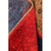 Vintage Persian Hand-Knotted Patchwork Carpet Geometric