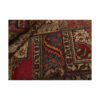 Vintage Persian Hand-Knotted Patchwork Carpet Red