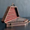 Persian Santur Hard Case Luxurious Handmade from Wood & Leather