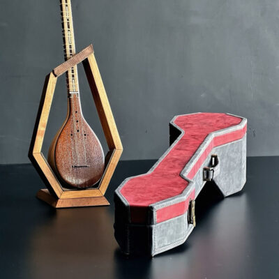 Persian Setar Hard Case Luxurious Handmade from Wood & Leather