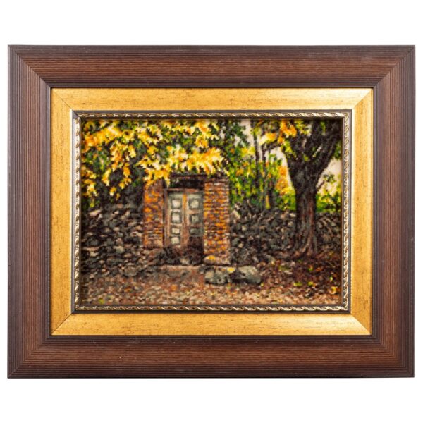 Hand-Knotted Persian Pictorial Rug Depicting Garden