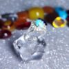 Persian Neyshabur Turquoise Silver Ring Handcrafted for Women Sima
