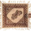 Persian Tablecloth: Isfahan's Traditional Kalamkari Block Print Cream