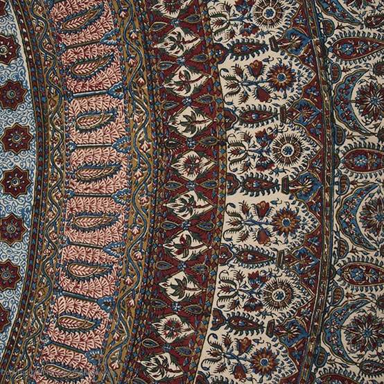 Persian Tablecloth: Isfahan’s Traditional Kalamkari Block Print Darin