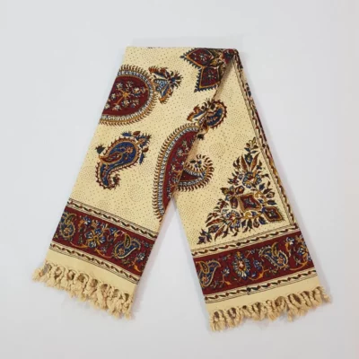 Persian Tablecloth: Isfahan’s Traditional Kalamkari Block Print Manel