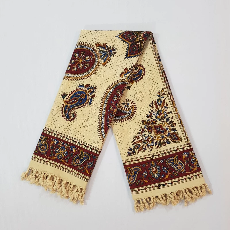 Persian Tablecloth: Isfahan’s Traditional Kalamkari Block Print Manel