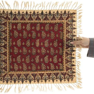 Persian Tablecloth: Isfahan’s Traditional Kalamkari Block Print Red II