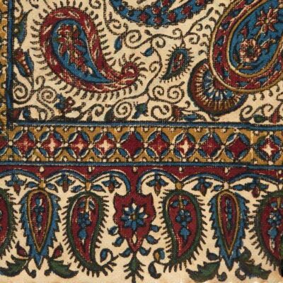 Persian Tablecloth: Isfahan’s Traditional Kalamkari Block Print Vira II