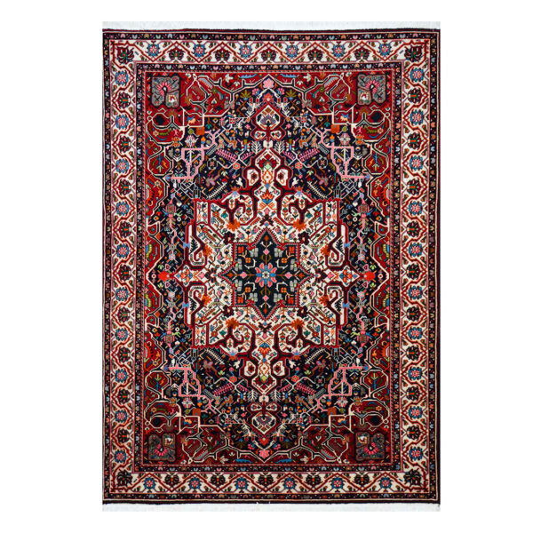 Persian Wool Carpet Hand-Knotted in Chaharmahal & Bakhtiari Heriz