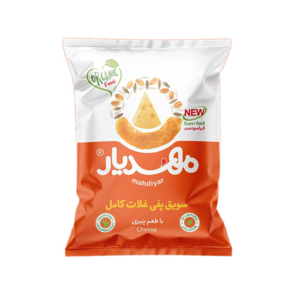 Iranian Sooyegh - Legume Puff Snack with Cheese Flavor, 50 gr (15x)