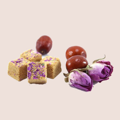 Natural Sugar Substitute – Red Date Cubes with Damask Rose Petals 750g