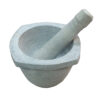 Stone Mortar & Pestle Set Handcrafted for Culinary Excellence