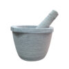 Stone Mortar & Pestle Set Handcrafted for Culinary Excellence
