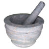 Stone Mortar & Pestle Set Handcrafted for Herb and Spice Grinding