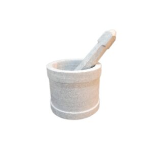 Stone Mortar & Pestle Set Handcrafted for Spice Enthusiasts