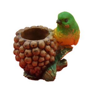 Toothpick Holder Bird Design Green Polyester 2 Pcs