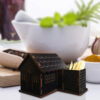 Wooden Toothpick Holder with Cottage Design for Your Table