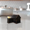 Wooden Toothpick Holder with Cottage Design for Your Table
