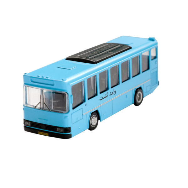 Iranian Toy Bus Diecast Battery-Operated Blue