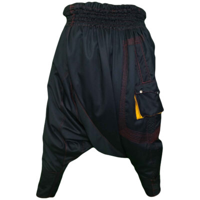 Traditional Kurdish Trouser – Black Elegant Shalwar