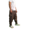 Traditional Kurdish Trouser – Brown Classic Shalwar