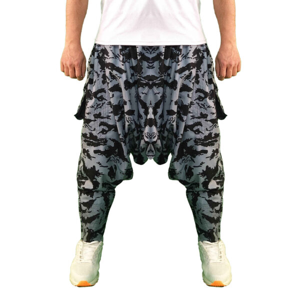 Traditional Kurdish Trouser – Gray Palangi Shalwar