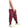 Traditional Kurdish Trouser – Red Bold Shalwar
