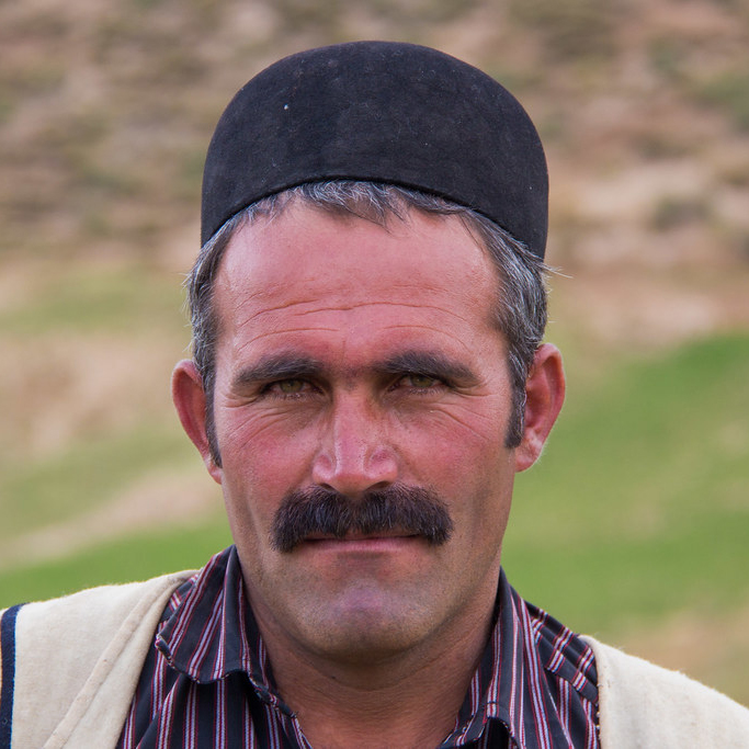 Traditional Persian Bakhtiari Nomad Ethnic Hat - Kolah Namadi 100% Wool