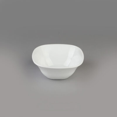 White Melamine Dinnerware Set for 6 Dishwasher Safe