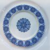 White Melamine Dinnerware Set for 6 Traditional Design