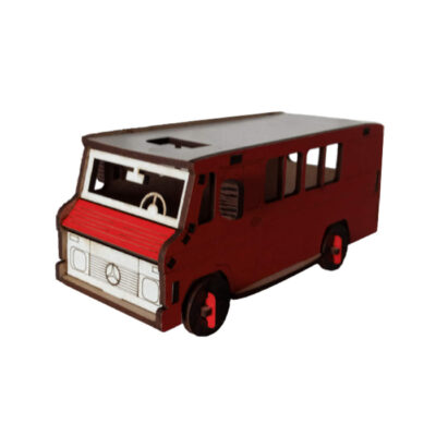 3D Puzzle Wooden Model Kit – Bus