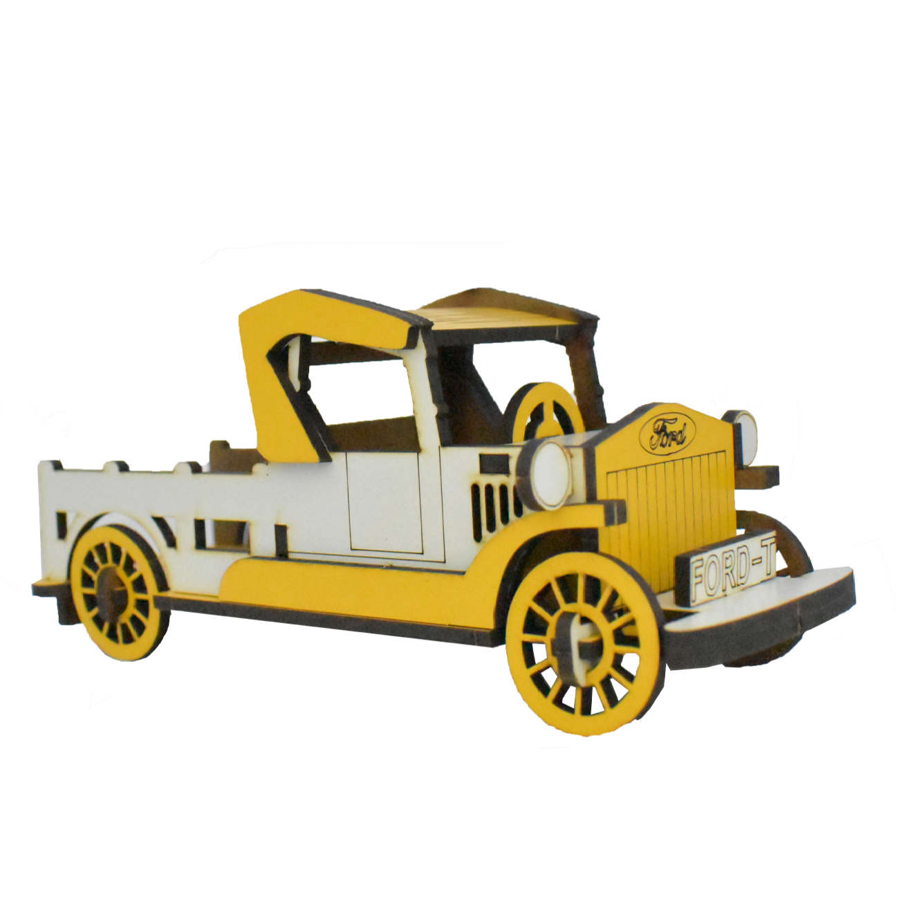 3D Puzzle Wooden Model Kit – Classic Ford